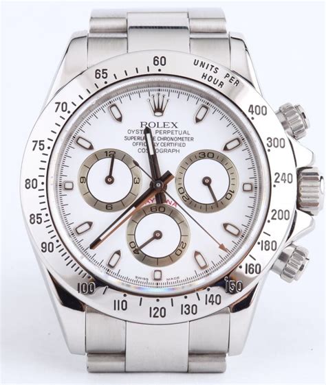 rolex daytona face sizes|Rolex daytona 116520 white dial.